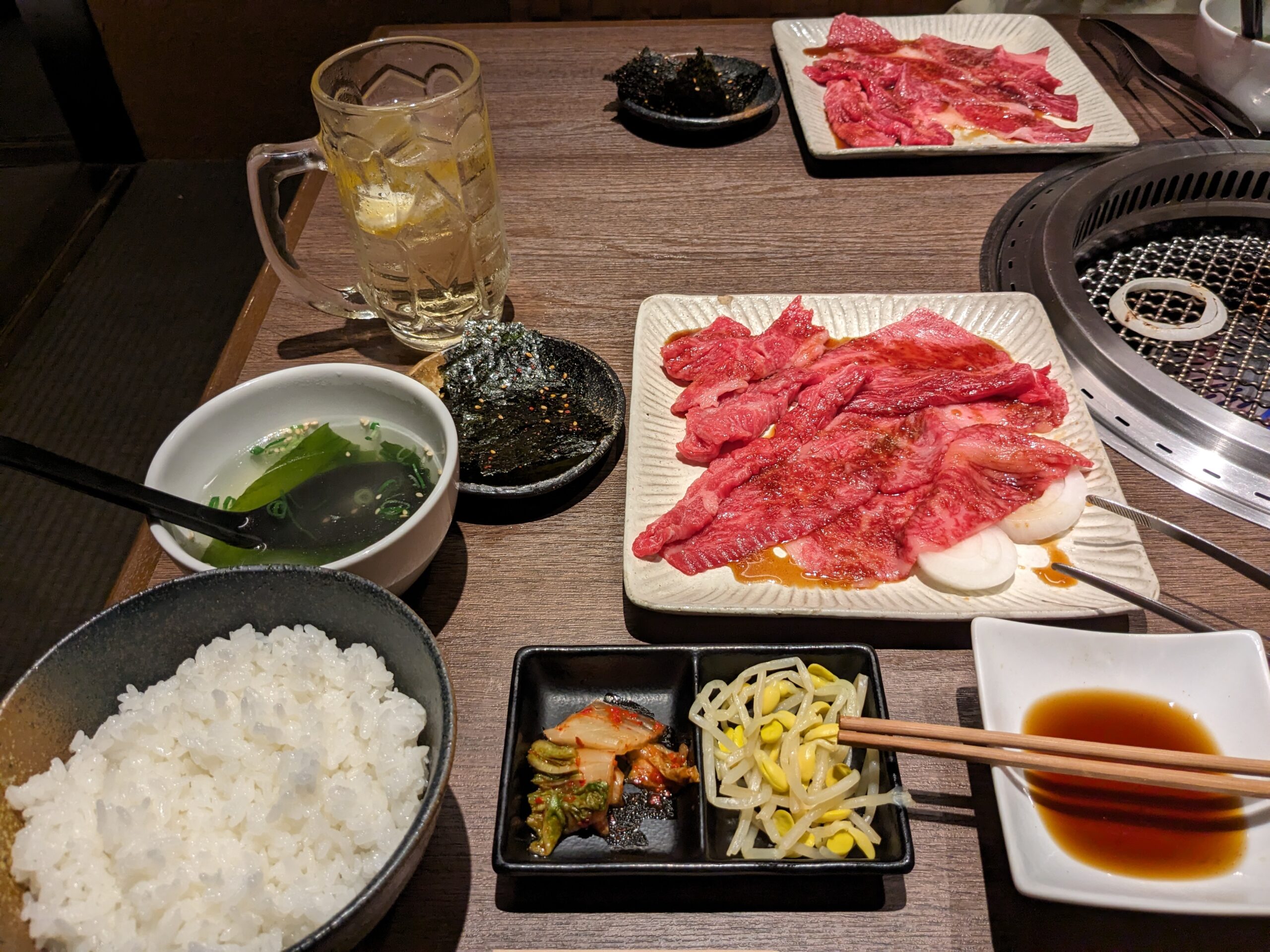 月島屋焼肉ランチ