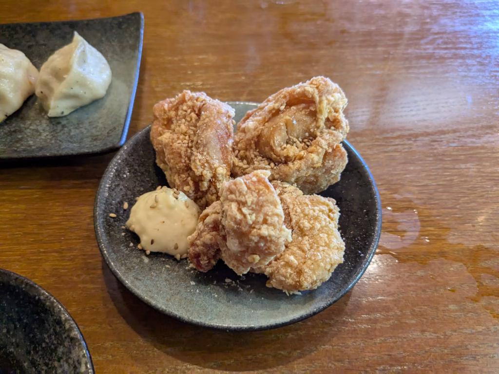 申手延麺_唐揚げ