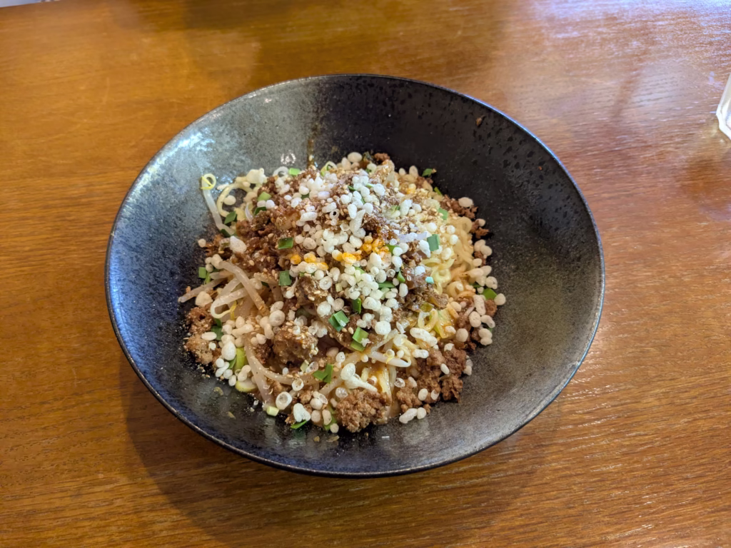 申手延麺_汁なし担々麺
